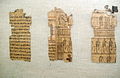 Fragments of the Book of the Dead preserved in the museum.