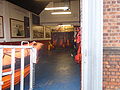 Inside Southport lifeboat station, England