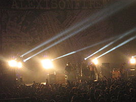 Alexisonfire performing on their 2012 farewell tour