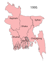 Sechs Divisionen 1995–2010