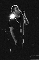 Dury at the Fuji Rock Festival in 2006