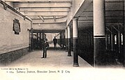 The station used to have skylights to let in natural light (1905)