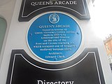 Queen's Arcade was named in honour of Queen Victoria's Golden Jubilee