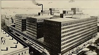 Butler Brothers warehouses in Jersey City, New Jersey, c.1910