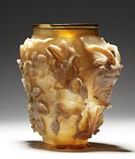 The Rubens Vase, an agate hardstone carving of c. A.D. 400
