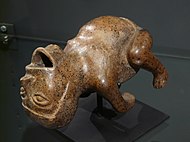 Capulí ceramic sculpture of a contortionist (800—1500)