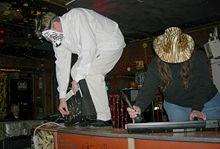 Dead Air Fresheners, performing 12 January 2008 at Bob's Java Jive, Tacoma, Washington.