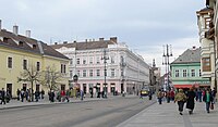 Miskolc, the capital of the county