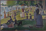 Georges Seurat, 1884–1886, A Sunday Afternoon on the Island of La Grande Jatte, oil on canvas, 207.6 x 308 cm, Art Institute of Chicago
