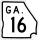 State Route 16 Connector marker