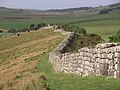 Römisches Mauerwerk vom Hadrianswall in England