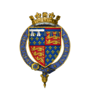 Coat of arms as 3rd Earl of Derby, KG