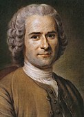 Jean-Jacques Rousseau (1712–1778) von Maurice Quentin de La Tour