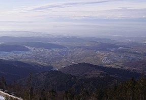 View from the Hochblauen over the Rhine valley