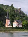 Trechtingshausen: Klemenskapelle und Burg Reichenstein