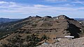 Looking northwest at Granite Chief, Needle Peak and Lyon Peak from Squaw Peak