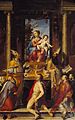 Bartolomeo Passarotti, Madonna and Child with Saints, 1560-65, basilica di San Giacomo Maggiore, Bologna