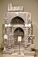 Mihrab from al-Nuri Mosque in Mosul, Iraq, built by Nur al-Din Zengi, Iraq Museum