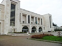Main entrance of Niguarda Hospital, opened in 1939