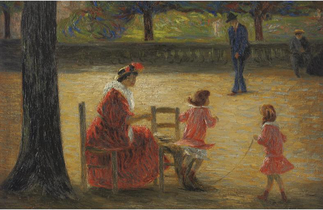 Au Jardin Du Luxembourg (1908)