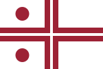 Flagge eines Vize-Admirals