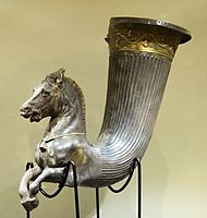 Greek silver rhyton for the Thracian market, end 4th century[13]