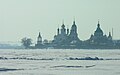 View of Spaso-Yakovlevsky abbey in Rostov from Nero Lake (photo 2006)