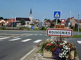 The road into Rouvignies