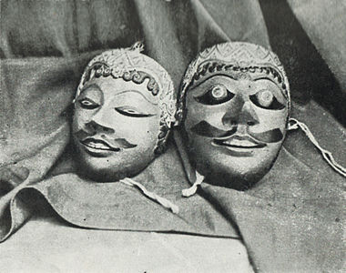 Javanese masks for dancing