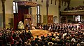 King Willem-Alexander of the Netherlands giving a speech from the throne in the Ridderzaal