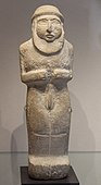 Sculpture of the ritually nude 'Priest-King', Late Uruk, Louvre.