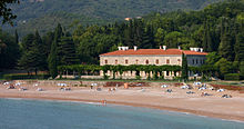 Queen's summer residence near Budva, Montenegro.