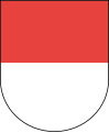 Wappen von Unterwalden als eidgenössischer Ort (identisch mit dem Solothurner Wappen) vom 14. bis zum 17. Jahrhundert