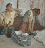 Edgar Degas, Women Ironing, 1884