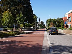 Dennenstraat als Teil des Radschnellweges „Batavierenpad“ in Nijmegen-Nieuw-West