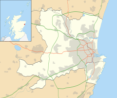Dyce is located in Aberdeen City council area
