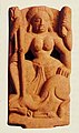 Terracotta plaque of Hindu goddess Mahishasuramardini found on the site