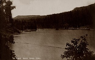 Bass Lake in 1917, filled to capacity.