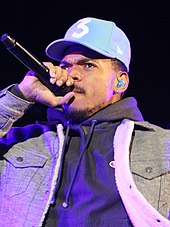 Chance the Rapper performing live in 2017