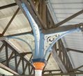 Details of roof support columns at Clapham Junction railway station