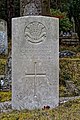 Brookwood Cemetery UK - Corbet family plot with CWGC headstone of Second Lieutenant GFF Corbet interred with relatives by family request