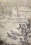Francis Barlow's Coursing the Hare; 1686.[77]