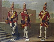 Grenadiers, 25th and 26th Regiments of Foot and 27th Inniskilling Regiment of Foot