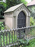 Mausoleum Maximilian Dortus auf dem alten Wiehrefriedhof an der Stelle, wo er erschossen wurde.