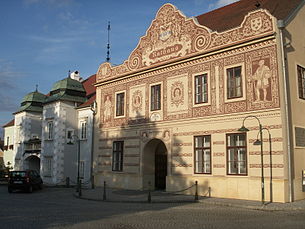 Das historische Rathaus in Drosendorf