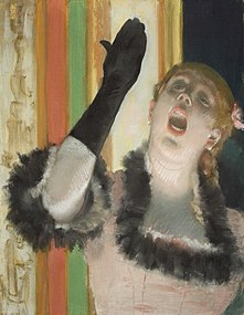 Edgar Degas, The Singer with the Glove, 1878