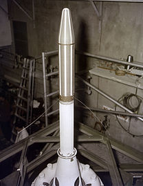 Explorer 1 in spin test facility