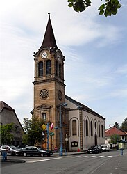 The Lutheran church in Grand-Charmont