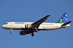 Airbus A320-200 der Solomon Airlines