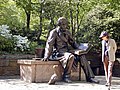 Hans Christian Andersen, by Georg John Lober, located in Central Park